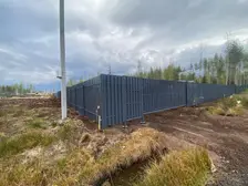 Фотоотзыв клиента о заборе из евроштакетника, в КП Щеглово сити — фото 1