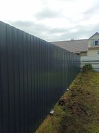 Забор из профнастила в городском посёлке Ульяновка