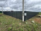 Забор из евроштакетника в деревне Село