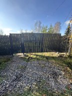 Забор из евроштакетника в массиве Красницы