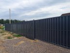 Забор из евроштакетника в КП Новосельцево