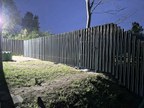 Забор RAL 7024 — деревня Юшково