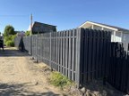 Забор из евроштакетника в посёлке Щеглово