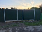 Забор из профнастила в деревне Волковицы