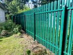 Забор из евроштакетника в деревне Келколово