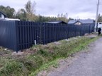 Забор из евроштакетника в КП Ладога Вилодж