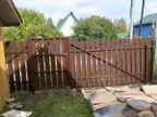 Забор из евроштакетника в СНТ Речное