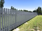 Забор из евроштакетника в деревне Светлое