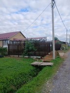 Забор из евроштакетника в городе Сосновый Бор