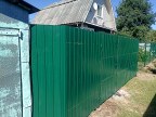 Забор из 3D сетки в СНТ Мшинское