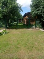 Забор из 3D сетки в деревне Лужа