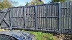 Забор из евроштакетника в посёлке Дунай