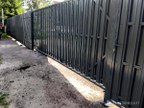 Забор из евроштакетника в городском посёлке Синявино