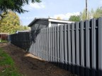 Забор из евроштакетника в посёлке Шапки