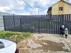 Забор из евроштакетника в городском посёлке Фёдоровское