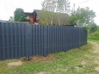 Забор из евроштакетника в СНТ СТ Электронстандарт