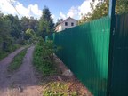 Забор из профнастила в деревне Васкелово