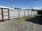 Забор из профнастила в деревне Гостилицы