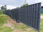 Забор из евроштакетника в городском посёлке Мга