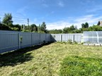 Забор из профнастила в СНТ Южное (Волхов)
