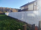 Забор из евроштакетника в КП Лесная Усадьба