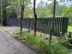 Забор из евроштакетника в СНТ имени Луначарского