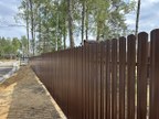 Забор из евроштакетника в КП Белкино-3