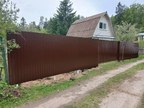 Забор RAL 8017 — Кингисепп