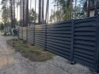 Забор из евроштакетника в КП Майнило
