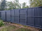 Забор из профнастила в СНТ Восход-4