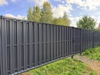 Забор из евроштакетника в деревне Покровская