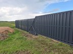 Забор из евроштакетника в посёлке Кикерино