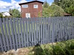 Забор из евроштакетника в СНТ Олимп