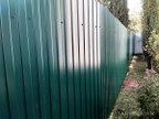 Забор из профнастила в СНТ Возрождение