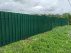 Забор из евроштакетника в СНТ Красноармейское