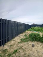 Забор из евроштакетника в КП Панорамный