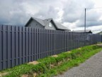 Забор из евроштакетника в КП Ранчо
