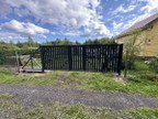Забор из евроштакетника в СНТ Ручеек