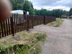 Забор из евроштакетника в КП Сердце Вуоксы