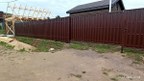 Забор из евроштакетника в ДНП Большое Коновалово