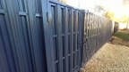 Забор из евроштакетника в городском посёлке Вырица