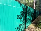 Забор из профнастила в посёлке Комарово