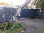 Забор из профнастила в СНТ Буревестник