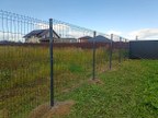 Забор из 3D сетки в деревне Аннолово
