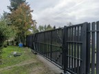 Забор из евроштакетника в деревне Трубников Бор