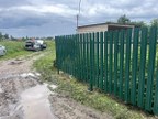 Забор из евроштакетника в деревне Рабитицы