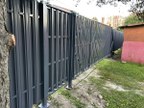 Забор из евроштакетника в СНТ Ковалёво