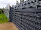 Забор из евроштакетника в городском посёлке Рощино