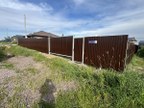 Забор из 3D сетки в деревне Хапо-Ое
