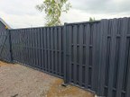 Забор из евроштакетника в КП Новая Романовка